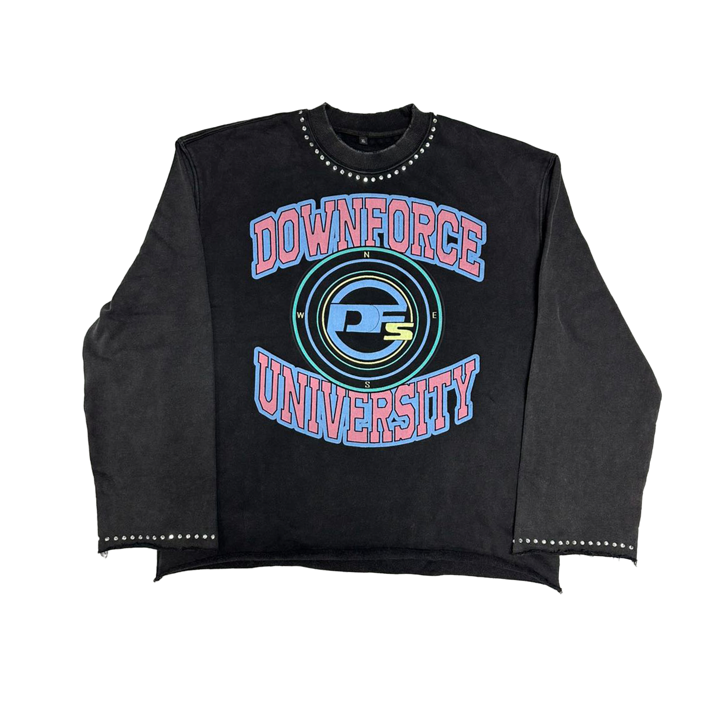 DOWNFORCE UNIVERSITY STUDDED LONG SLEEVE